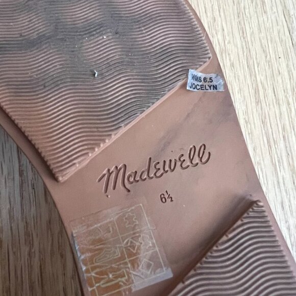 Madewell The Mabel Strappy Leather Sandals Citrus Lime Women's Size 6.5 - Picture 10 of 10